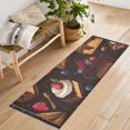 thumbnail image 1 of Yayeee Runner Rug for Bedroom 2'x6' Machine Washable Hallway Non Slip Mat, Chocolate Cakes, 1 of 8