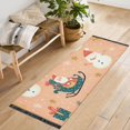 thumbnail image 1 of Yayeee Runner Rug for Bedroom 2'x6' Machine Washable Hallway Non Slip Mat, Christmas Santa, 1 of 8