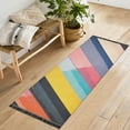 thumbnail image 1 of Yayeee Runner Rug for Bedroom 2'x6' Machine Washable Hallway Non Slip Mat, Color Striped, 1 of 8