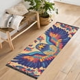 thumbnail image 1 of Yayeee Runner Rug for Bedroom 2'x6' Machine Washable Hallway Non Slip Mat, Colorful Abstract Eagle, 1 of 8