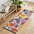 thumbnail image 1 of Yayeee Runner Rug for Bedroom 2'x6' Machine Washable Hallway Non Slip Mat, Colorful Flowers Pattern, 1 of 8