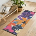 thumbnail image 1 of Yayeee Runner Rug for Bedroom 2'x6' Machine Washable Hallway Non Slip Mat, Colorful Painted Flowers Pattern, 1 of 8