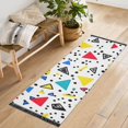 thumbnail image 1 of Yayeee Runner Rug for Bedroom 2'x6' Machine Washable Hallway Non Slip Mat, Colorful Triangles, 1 of 8