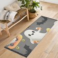 thumbnail image 1 of Yayeee Hallway Runner Rug 2'x6' Non Slip Machine Washable with Rubber Backing, Cute Ghosts, 1 of 8