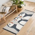 thumbnail image 1 of Yayeee Runner Rug for Bedroom 2'x6' Machine Washable Hallway Non Slip Mat, Cute Puffin, 1 of 8
