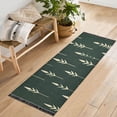 thumbnail image 1 of Yayeee Runner Rug for Bedroom 2'x6' Machine Washable Hallway Non Slip Mat, Dark Green Plants, 1 of 8