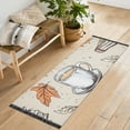thumbnail image 1 of Yayeee Runner Rug for Bedroom 2'x6' Machine Washable Hallway Non Slip Mat, Fall Coffee, 1 of 8