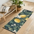 thumbnail image 1 of Yayeee Runner Rug for Bedroom 2'x6' Machine Washable Hallway Non Slip Mat, Floral Lemons, 1 of 8