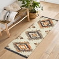 thumbnail image 1 of Yayeee Runner Rug for Bedroom 2'x6' Machine Washable Hallway Non Slip Mat, Geometric Designs, 1 of 8