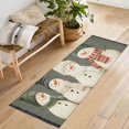 thumbnail image 1 of Yayeee Runner Rug for Bedroom 2'x6' Machine Washable Hallway Non Slip Mat, Gray Snowmen, 1 of 8