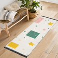 thumbnail image 1 of Yayeee Runner Rug for Bedroom 2'x6' Machine Washable Hallway Non Slip Mat, Green Abstract Pattern, 1 of 8