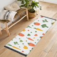 thumbnail image 1 of Yayeee Runner Rug for Bedroom 2'x6' Machine Washable Hallway Non Slip Mat, Green Cute Vegetables, 1 of 8