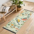 thumbnail image 1 of Yayeee Hallway Runner Rug 2'x6' Non Slip Machine Washable with Rubber Backing, Green Floral Pattern, 1 of 8