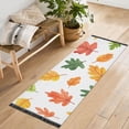 thumbnail image 1 of Yayeee Runner Rug for Bedroom 2'x6' Machine Washable Hallway Non Slip Mat, Green Leaves, 1 of 8