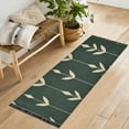 thumbnail image 1 of Yayeee Runner Rug for Bedroom 2'x6' Machine Washable Hallway Non Slip Mat, Green Plants, 1 of 8