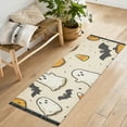 thumbnail image 1 of Yayeee Runner Rug for Bedroom 2'x6' Machine Washable Hallway Non Slip Mat, Halloween Cute Ghosts, 1 of 8