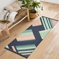 thumbnail image 1 of Yayeee Runner Rug for Bedroom 2'x6' Machine Washable Hallway Non Slip Mat, Isometric Pink, 1 of 8