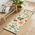 thumbnail image 1 of Yayeee Runner Rug for Bedroom 2'x6' Machine Washable Hallway Non Slip Mat, Leaves Pattern, 1 of 8