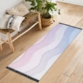 thumbnail image 1 of Yayeee Runner Rug for Bedroom 2'x6' Machine Washable Hallway Non Slip Mat, Light Blue Gradient, 1 of 8