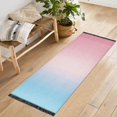 thumbnail image 1 of Yayeee Runner Rug for Bedroom 2'x6' Machine Washable Hallway Non Slip Mat, Light Pink Gradient, 1 of 8