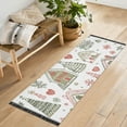 thumbnail image 1 of Yayeee Hallway Runner Rug 2'x6' Non Slip Machine Washable with Rubber Backing, Nordic Christmas House, 1 of 8