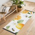 thumbnail image 1 of Yayeee Runner Rug for Bedroom 2'x6' Machine Washable Hallway Non Slip Mat, Orange Bees, 1 of 8