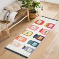 thumbnail image 1 of Yayeee Runner Rug for Bedroom 2'x6' Machine Washable Hallway Non Slip Mat, Orange Jar, 1 of 8