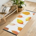 thumbnail image 1 of Yayeee Runner Rug for Bedroom 2'x6' Machine Washable Hallway Non Slip Mat, Orange Leaves, 1 of 8