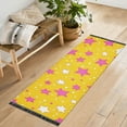 thumbnail image 1 of Yayeee Runner Rug for Bedroom 2'x6' Machine Washable Hallway Non Slip Mat, Pink Stars, 1 of 8