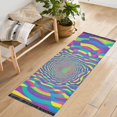 thumbnail image 1 of Yayeee Runner Rug for Bedroom 2'x6' Machine Washable Hallway Non Slip Mat, Psychedelic Pattern, 1 of 8