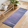 thumbnail image 1 of Yayeee Runner Rug for Bedroom 2'x6' Machine Washable Hallway Non Slip Mat, Purple Forest, 1 of 8