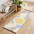 thumbnail image 1 of Yayeee Runner Rug for Bedroom 2'x6' Machine Washable Hallway Non Slip Mat, Purple Rainbow Clouds, 1 of 8