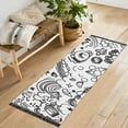 thumbnail image 1 of Yayeee Runner Rug for Bedroom 2'x6' Machine Washable Hallway Non Slip Mat, Rainbows Clouds, 1 of 8