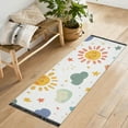 thumbnail image 1 of Yayeee Runner Rug for Bedroom 2'x6' Machine Washable Hallway Non Slip Mat, Rainbows Pattern, 1 of 8