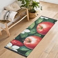 thumbnail image 1 of Yayeee Runner Rug for Bedroom 2'x6' Machine Washable Hallway Non Slip Mat, Red Apple Pattern, 1 of 8
