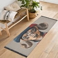 thumbnail image 1 of Yayeee Runner Rug for Bedroom 2'x6' Machine Washable Hallway Non Slip Mat, Red Dog Artist, 1 of 8