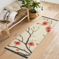 thumbnail image 1 of Yayeee Runner Rug for Bedroom 2'x6' Machine Washable Hallway Non Slip Mat, Red Floral Pattern, 1 of 8