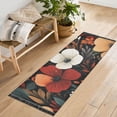 thumbnail image 1 of Yayeee Runner Rug for Bedroom 2'x6' Machine Washable Hallway Non Slip Mat, Red Flowers Pattern, 1 of 8