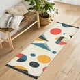 thumbnail image 1 of Yayeee Runner Rug for Bedroom 2'x6' Machine Washable Hallway Non Slip Mat, Red Geometric, 1 of 8