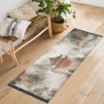 thumbnail image 1 of Yayeee Runner Rug for Bedroom 2'x6' Machine Washable Hallway Non Slip Mat, Red Mountain Pattern, 1 of 8