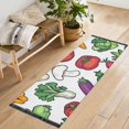 thumbnail image 1 of Yayeee Runner Rug for Bedroom 2'x6' Machine Washable Hallway Non Slip Mat, Red Vegetables Pattern, 1 of 8