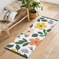 thumbnail image 1 of Yayeee Runner Rug for Bedroom 2'x6' Machine Washable Hallway Non Slip Mat, Retro Colorful Flowers, 1 of 8