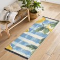 thumbnail image 1 of Yayeee Hallway Runner Rug 2'x6' Non Slip Machine Washable with Rubber Backing, Retro Lemon Leaves, 1 of 8