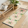 thumbnail image 1 of Yayeee Runner Rug for Bedroom 2'x6' Machine Washable Hallway Non Slip Mat, Retro Pink Stars, 1 of 8