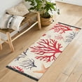 thumbnail image 1 of Yayeee Runner Rug for Bedroom 2'x6' Machine Washable Hallway Non Slip Mat, Retro Starfish, 1 of 8