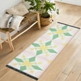 thumbnail image 1 of Yayeee Runner Rug for Bedroom 2'x6' Machine Washable Hallway Non Slip Mat, Retro Yellow Stars, 1 of 8