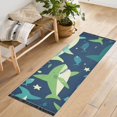 thumbnail image 1 of Yayeee Runner Rug for Bedroom 2'x6' Machine Washable Hallway Non Slip Mat, Sharks Pattern, 1 of 8