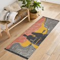 thumbnail image 1 of Yayeee Runner Rug for Bedroom 2'x6' Machine Washable Hallway Non Slip Mat, Striped Boat, 1 of 8