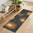 thumbnail image 1 of Yayeee Runner Rug for Bedroom 2'x6' Machine Washable Hallway Non Slip Mat, Sun Moon and Stars Pattern, 1 of 8