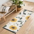 thumbnail image 1 of Yayeee Hallway Runner Rug 2'x6' Non Slip Machine Washable with Rubber Backing, Sunflower Pattern, 1 of 8